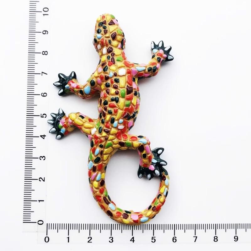 Испания Мадрид смоляной магнит на холодильник сувенир креативный ящерица магнитные магниты для холодильника 3D наклейки украшение дома