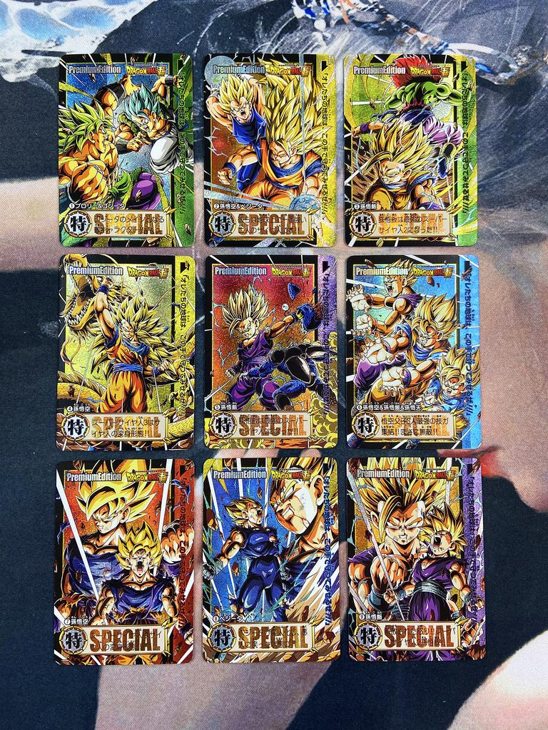 4 шт./комплект Dragon Ball DIY Самоконтроль Коллекционирование Подпись Торговля Флэш-карты Аниме Мультфильм Подарок