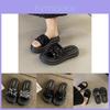 Stunning Summer Womens Platform Slide Sandals In Elegant Silver And Chic Black