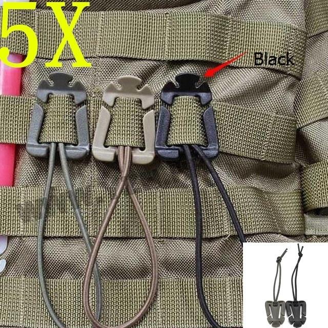 5Pcs Webdom Web Dominator Backpack Buckle Elastic Rope Webbing Clamp