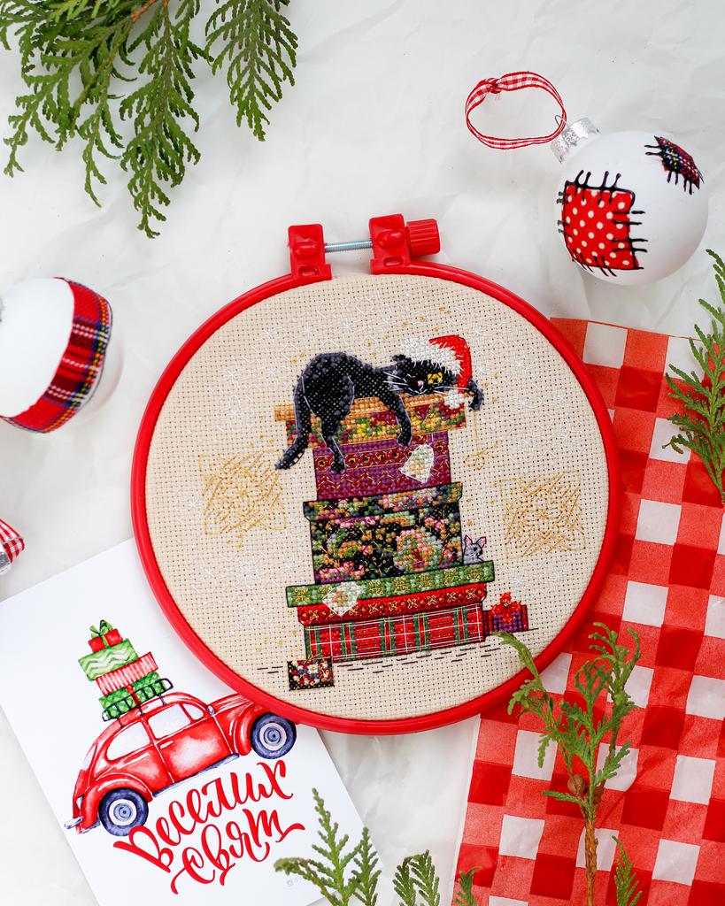 Набор для вышивки крестиком Абрис Арт Коты