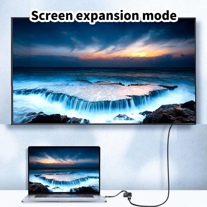 Конвертер VGA в HDTV с поддержкой аудио 3,5 мм, разрешение 1080P, разветвитель VGA для ПК, ноутбука, телевизора, проекторов