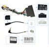 Car Radio Fascia Frame For Dodge Ram 1500 5500 2012- 9 inch 2DIN Stereo Panel Wiring Harness Power Cord Cable Canbus Decoder