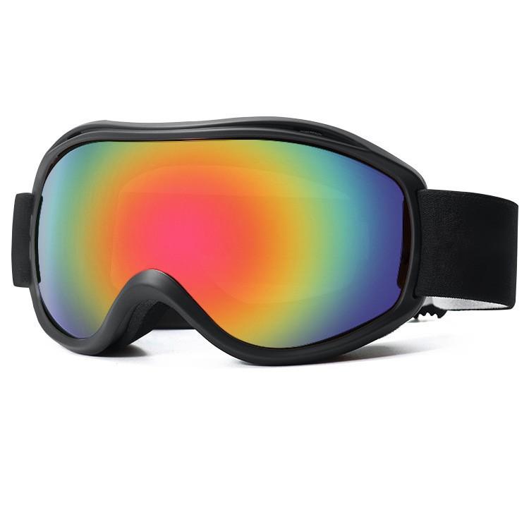 Large spherical ski goggles for outdoor sports, anti-fog ski goggles for men and women, snow goggles