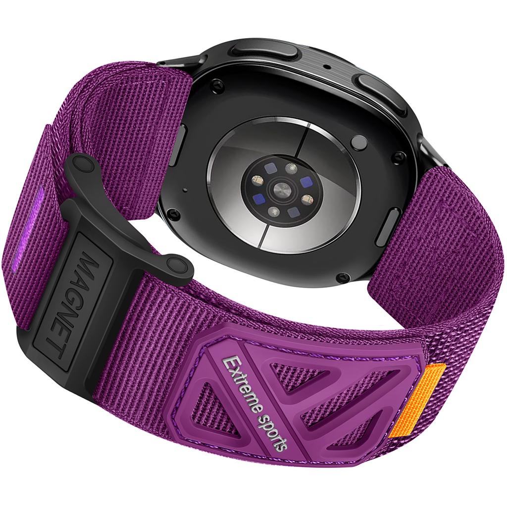 Плетеный нейлоновый ремешок для часов Samsung Galaxy Watch 8 40 мм/44 мм/46 мм. Новая мягкая магнитная застежка для удобного ношения. для Мужской ремешок для часов.