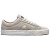 Converse One Star Pro Бежевые рваные кроссовки унисекс Кремово-серые A04972C