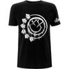 Кости Blink182 Футболка с принтом Хлопок Графическая футболка Унисекс Унисекс Летняя уличная одежда