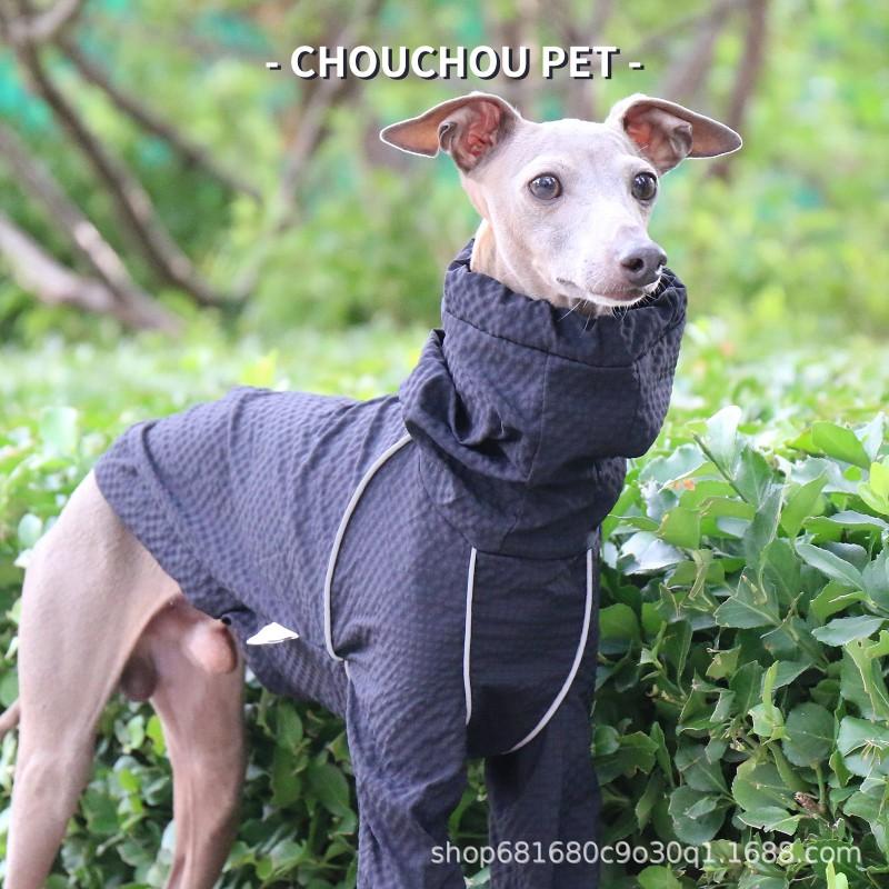 Waterproof Quick-Dry Raincoat Small Medium Dogs Italian Greyhound Whippet Pet Outdoor Jacket Winter