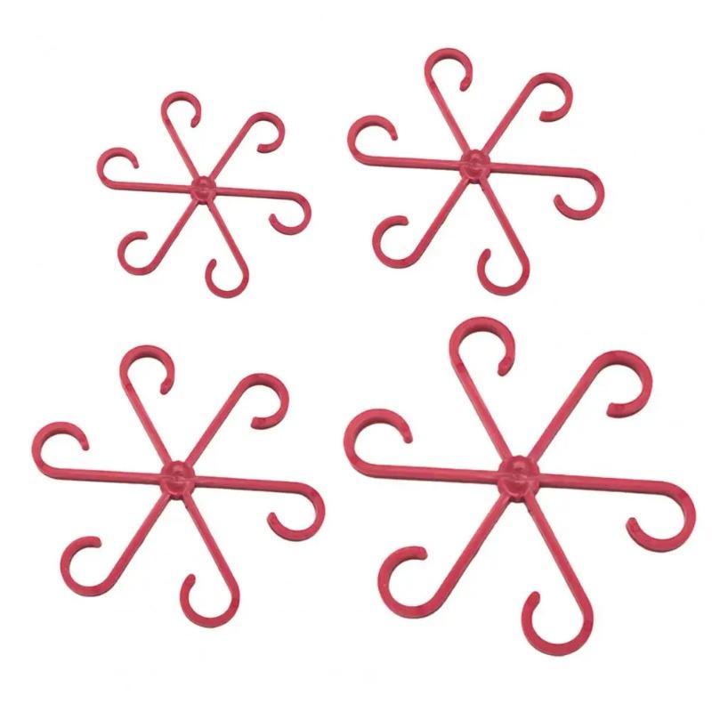 4 шт. многоразовая складная рама для стеблей растений садовые инструменты без колышков решетка для поддержки стеблей растений опора для веток органайзер для стеблей