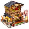 Hitec Multiplex Weekender Ресторан Суши DIY Миниатюрный Дом Модель Сборный Комплект