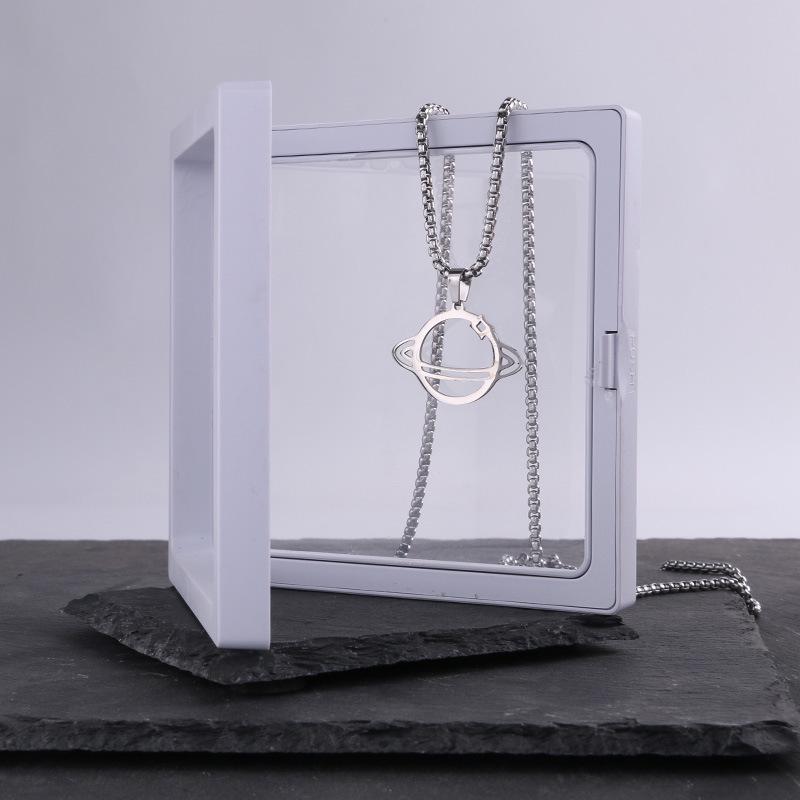 Женское модное титановое ожерелье Сатурн - Универсальный, простой, не выцветающий дизайн