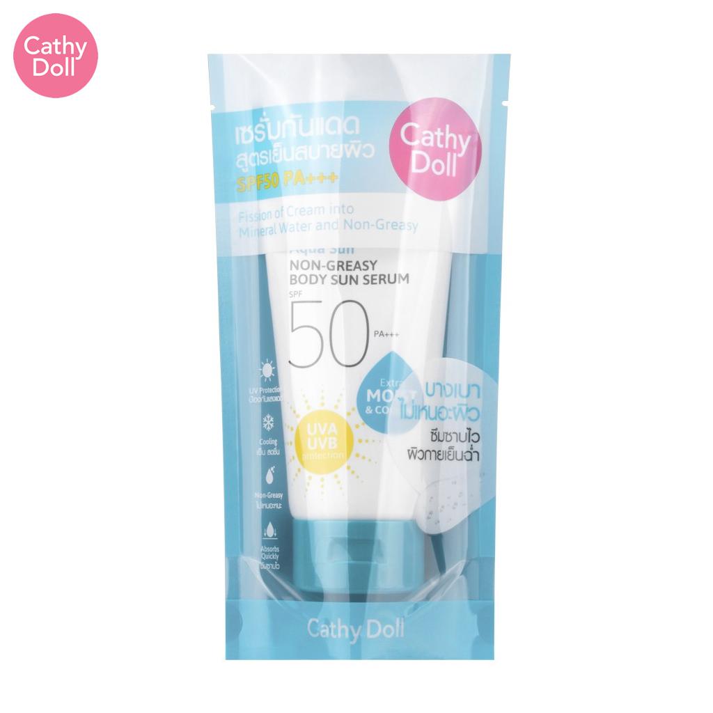 Cathy Doll Aqua Sun Non Greasy Body Sun Serum SPF50 PA+++ 138 мл - Тайский уход за кожей