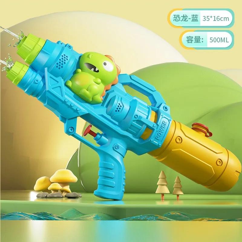 Динозавры утки акулы двойные разбрызгиватели водяной пистолет Игрушки водные бои семейные встречи игры на вечеринке водные бассейны пляж Игрушки