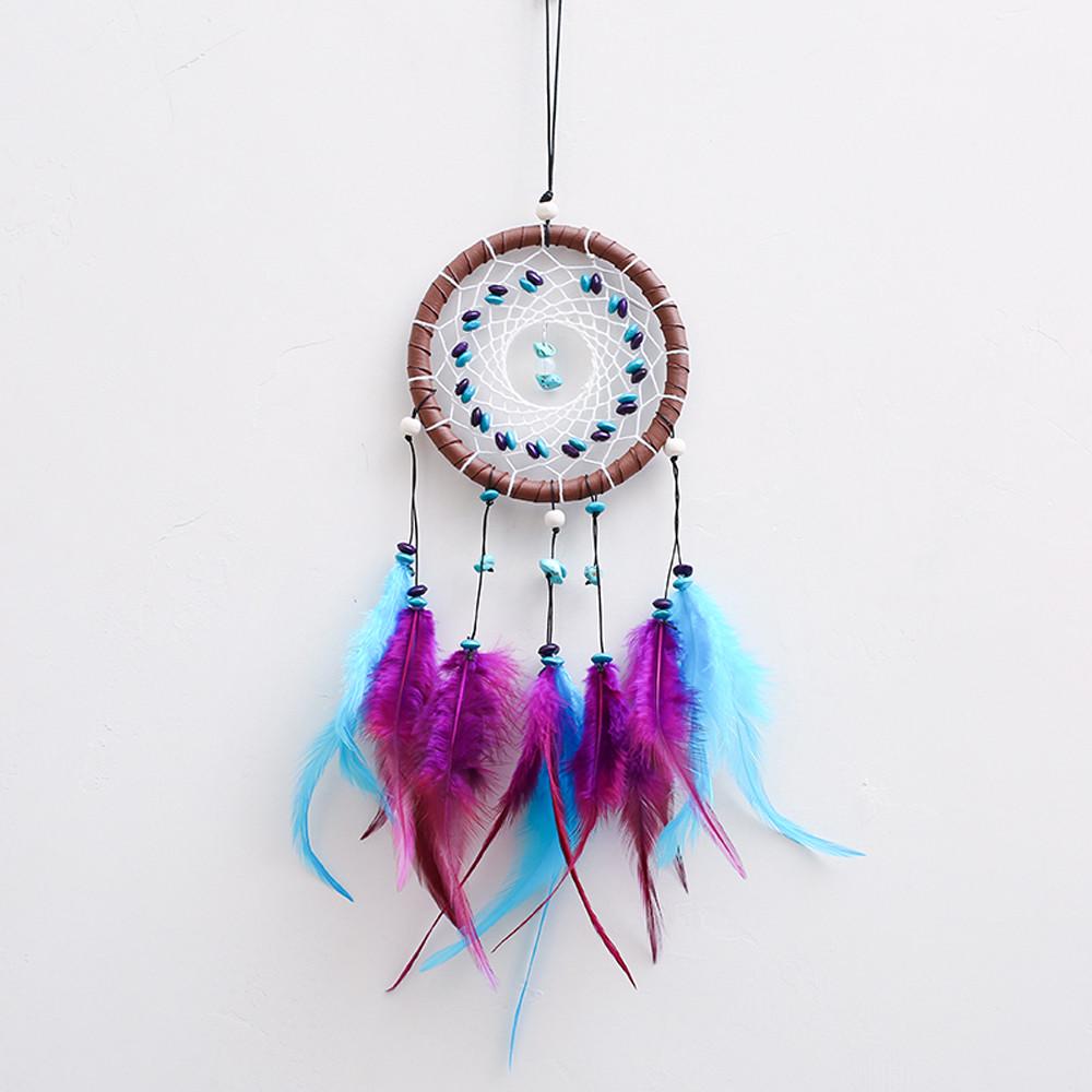 Этнический ручной работы из перьев ручной работы для спальни, гостиной, автомобиля, декор