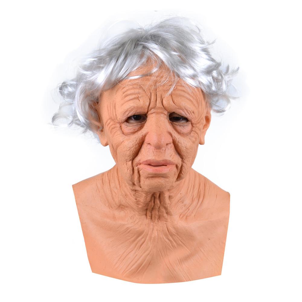 Horror Masquerade Supplies Full Face Adult Mask Halloween Latex Head Scary Mask