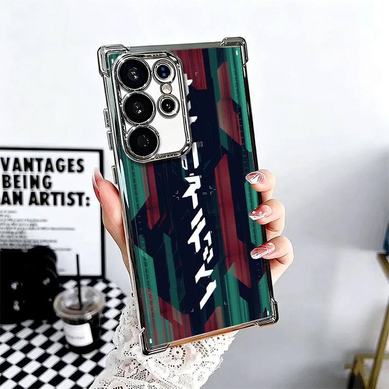 Киберпанк Эстетика Покрытие Чехол для Телефона Для Samsung Galaxy S24 S25 FE S26 Edge S23 Ultra S22 S21 Plus S20 Противоударный Подушка Безопасности Чехол