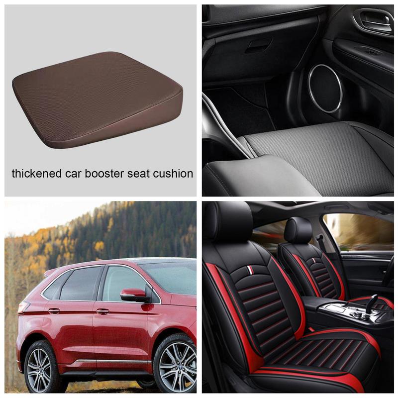 Car Seat Cushion Pad Car Seat Covers Wedge Sitting Cushion Universal Ergonomic Sloping Short People Driver Heightening Chair Pad