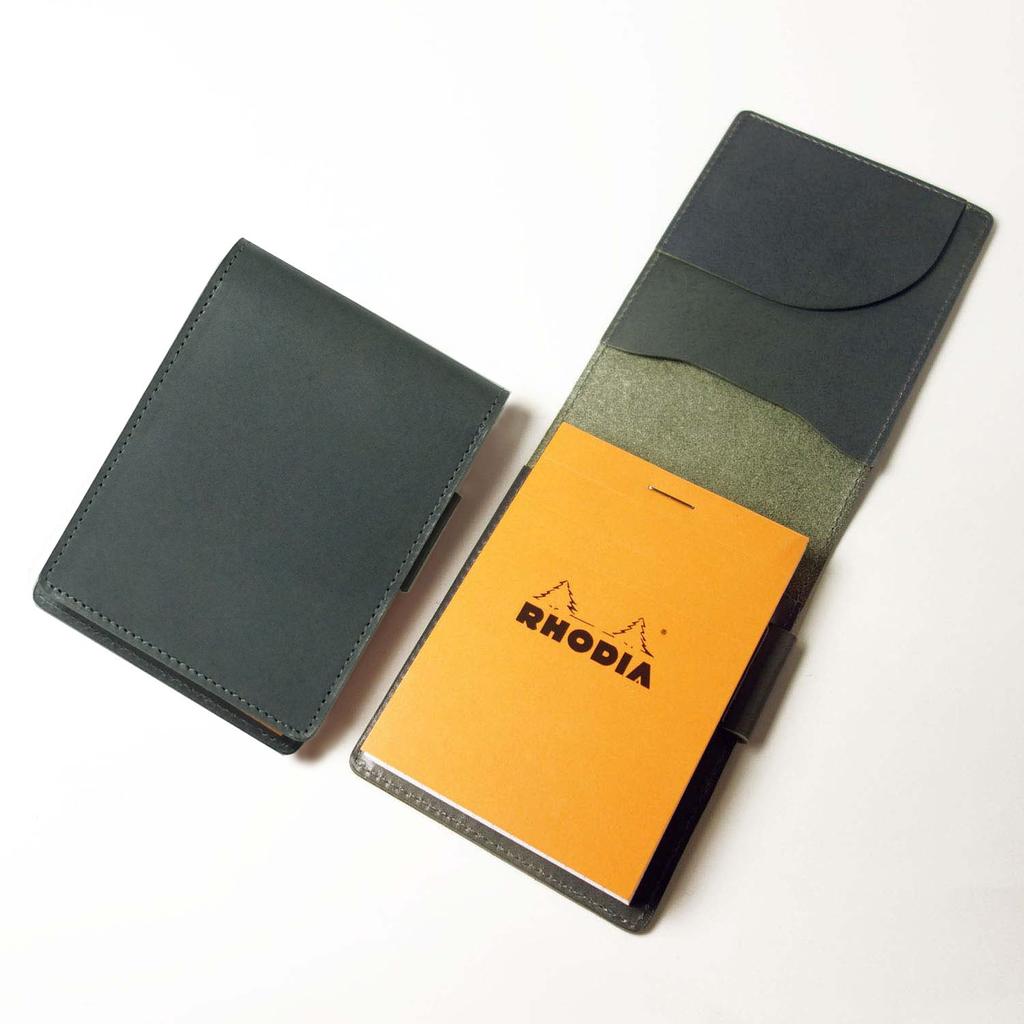 Rhodia Cover Size Genuine Leather Memo Pad Included No.11 (Antique)