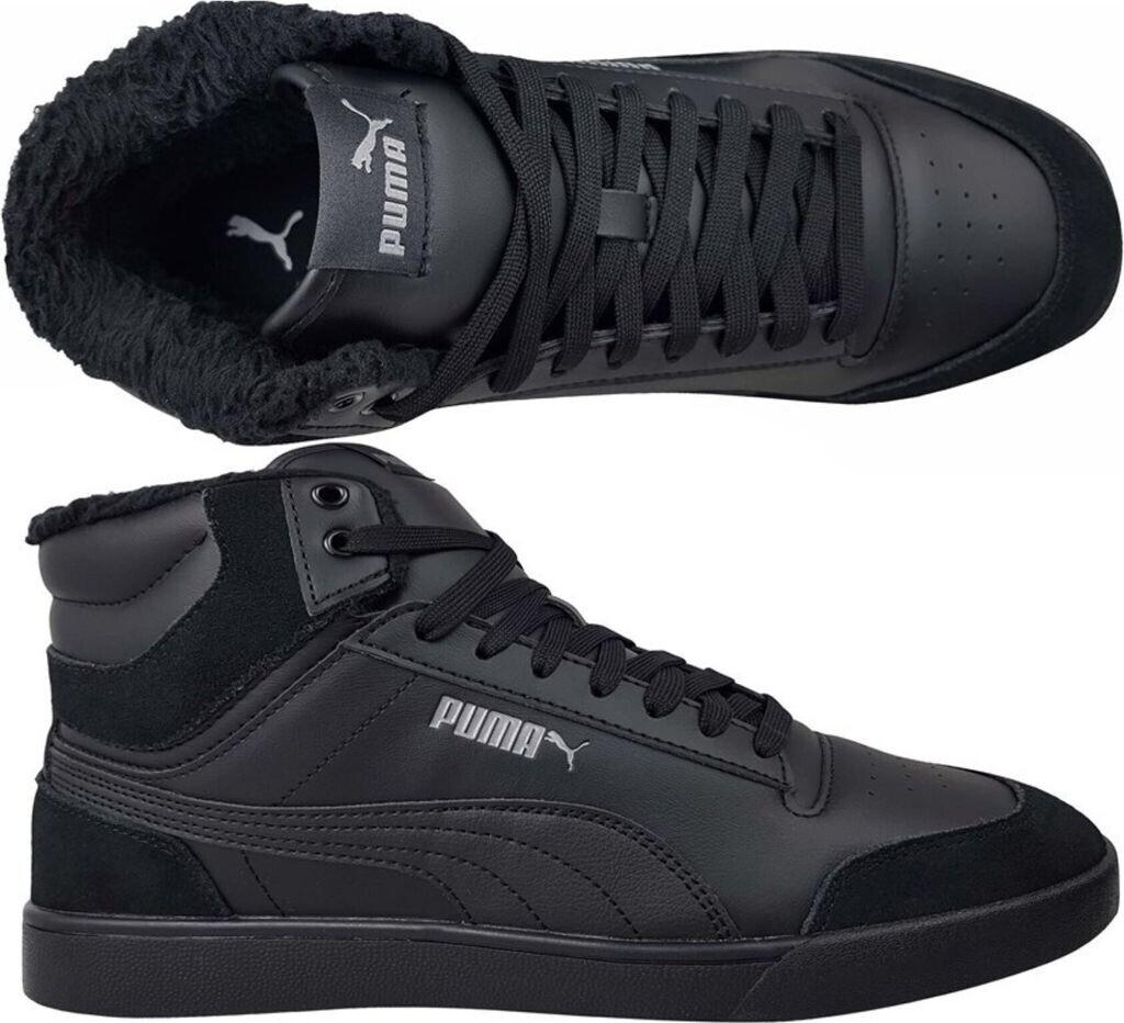 Кроссовки Puma Shuffle Mid Fur (387609) черный/черный/стальной серый
