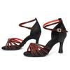 Women Tango Ballroom Latin Waltz Dance Girls Party Shoes High Heeled 7CM