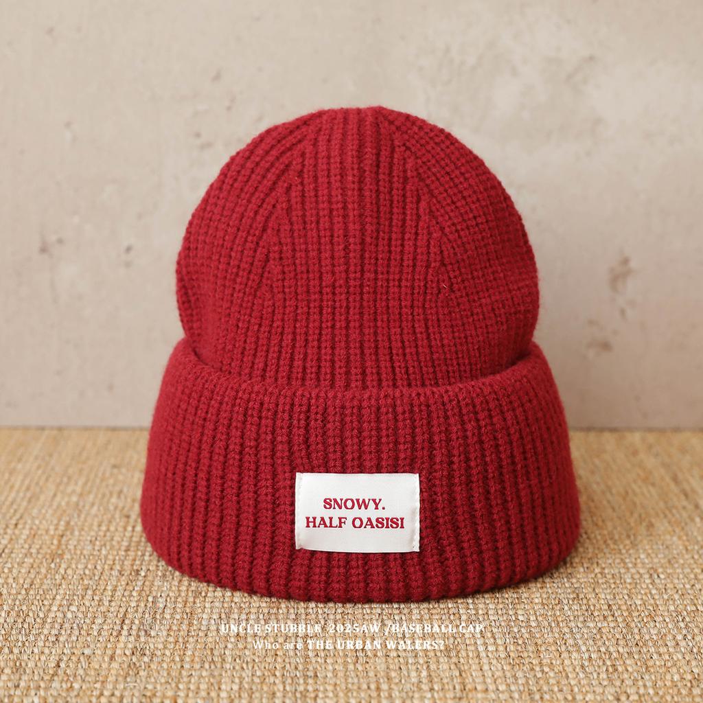 Thickened Warm Hats for Men and Women Korean Style Casual Versatile Ear Protection Woolen Hats Showing Faces for Young Couples Knitted Hats