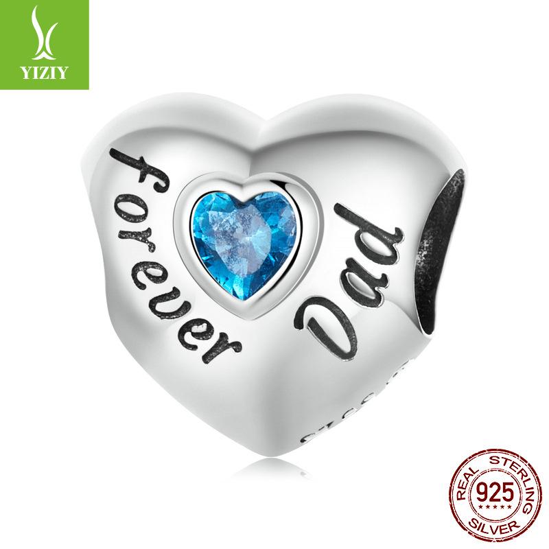 Любовь Семья Бижутерные Аксессуары, Теплая Семейная Дружба Бусины из Стерлингового Серебра 925 Пробы Рассыпные Бусины Bsc562