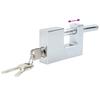 Hanging Padlock 2 pcs Silver Steel