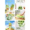 2 in 1 Ice Cube Water Bottle Press Type Ice Cube Molds Multi-Function Ice Maker  Summer Use