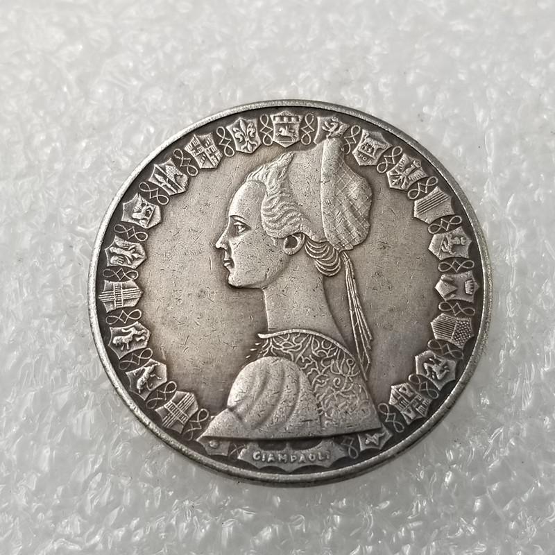 Итальянская серебряная монета-доллар, commemorative coin #69-4: Антикварное мастерство