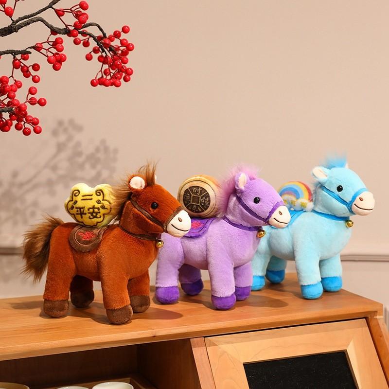 Traditional Horse Plush Doll With Soft Plush Material For Celebrations And Home Decoration