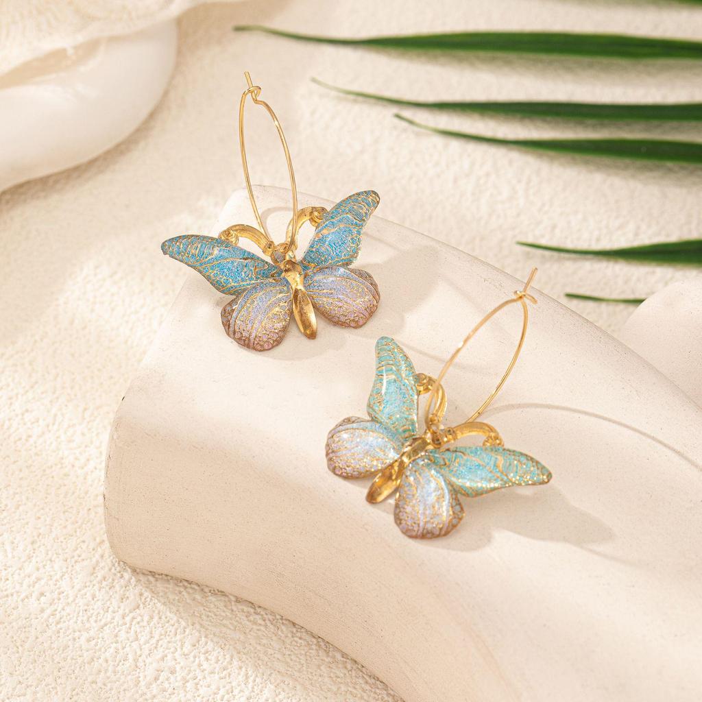 Colorful Butterfly Fairy Earrings: Cute, Unique Design for Daily Wear