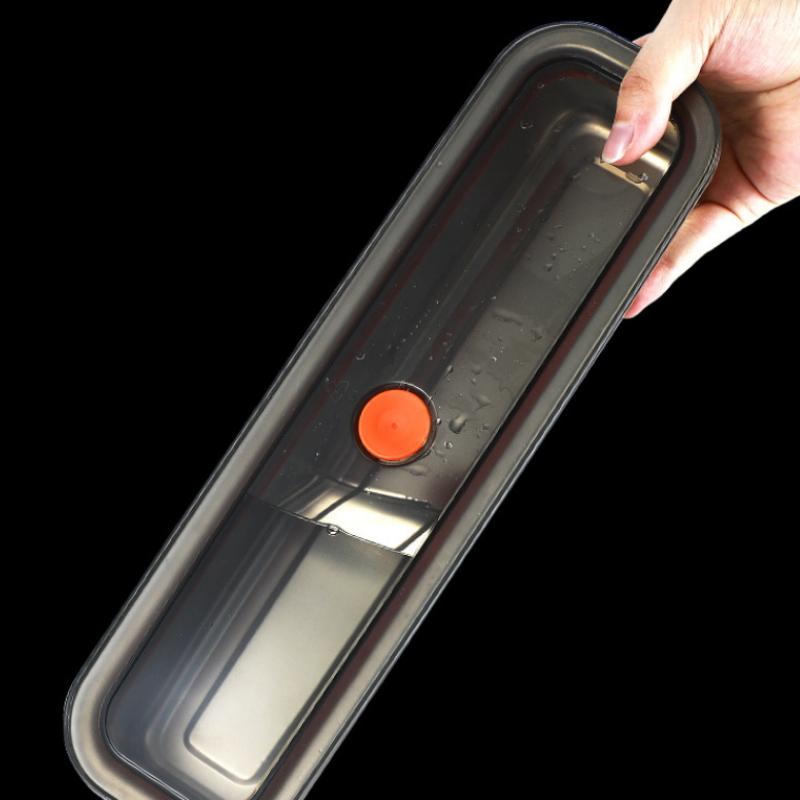 Поднос для бекона из нержавеющей стали 201 с крышкой, подходит для фруктов, овощей и мяса, для уборки кухни и хранения в холодильнике