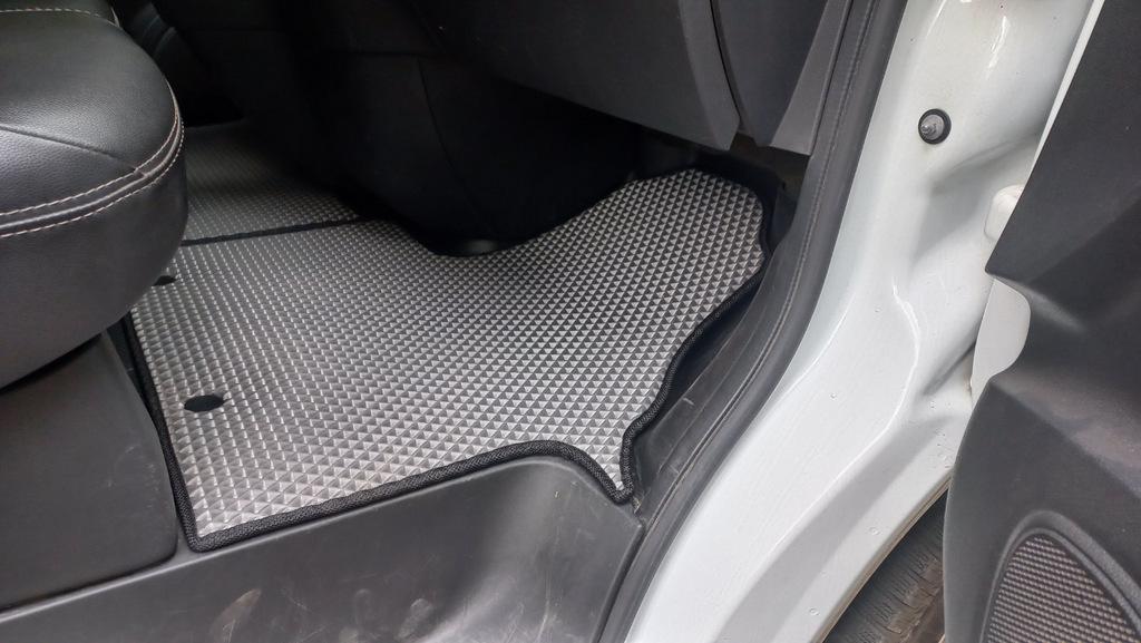 Коврики (2 шт, EVA, серые) для Opel Vivaro 2015-2019 гг