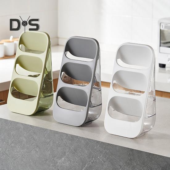 Многоуровневый органайзер для кистей для макияжа, настольный органайзер, большая вместимость, 3-слойный дизайн, органайзер для ванной комнаты