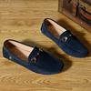 Мужские кожаные мокасины большого размера 37-48 Мужская повседневная обувь Модная мужская обувь Мужские мокасины из натуральной кожи Мокасины слипоны Мужские туфли на плоской подошве Мужская обувь для вождения