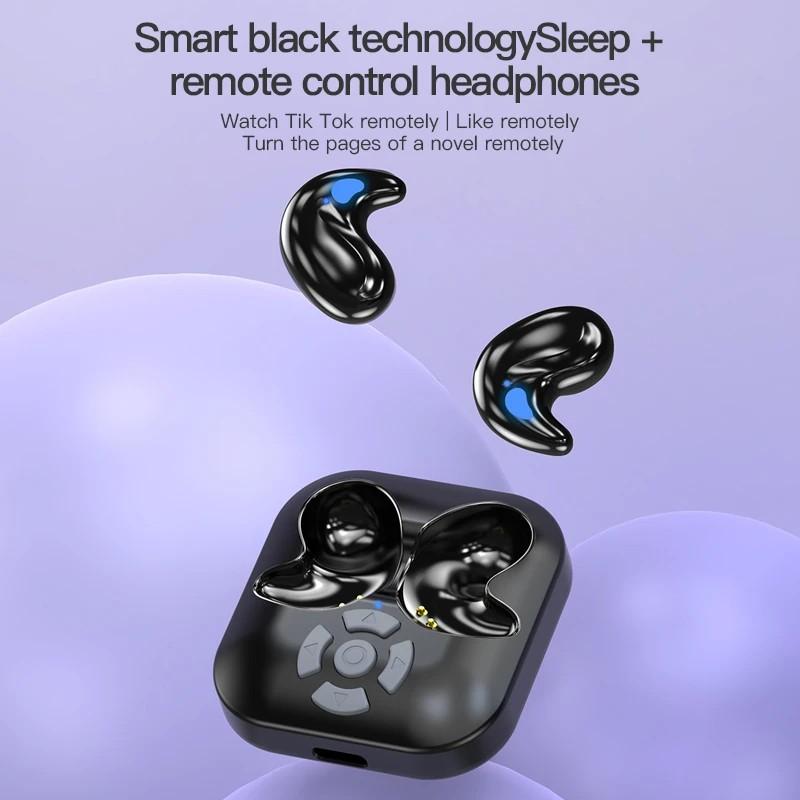 Wireless Watch Earphones Support Short Video Control For Tiktok HiFi Stereo Music Low Latency Sleep Earbuds Painless Wear