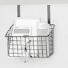 1Pcs Black White Iron Storage Basket Grid Kitchen Storage Rack  Seasoning Bottle