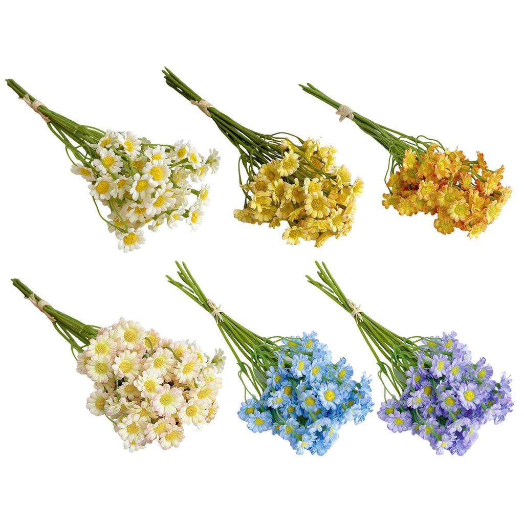 Искусственный букет ромашек Yousheng, искусственные цветы ромашки, многоразовые искусственные цветы ромашки для вазы, украшения дома, свадьбы, дня рождения, вечеринки