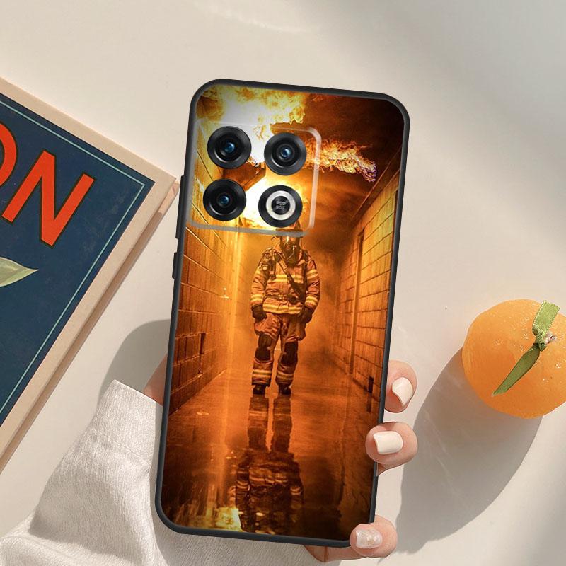Firefighter Heroes Fireman Cool Case For OnePlus 13R 12R 10R 13T 10T 11 12 13 15 OnePlus Nord 5 CE 2 3 4 Lite N20 N30 Cover