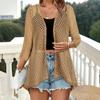 Vacation Smock, Shawl, Hollowed-out Beach and Seaside Knitted Sun-protective Jacket, Cardigan