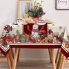 New Year'S Tablecloth Red Christmas Table Table Light Luxury High-End Rectangular Coffee Table Cloth New Year'S Decorative Tablecloth