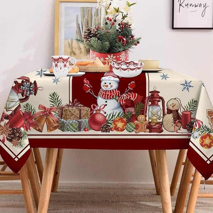 New Year'S Tablecloth Red Christmas Table Table Light Luxury High-End Rectangular Coffee Table Cloth New Year'S Decorative Tablecloth