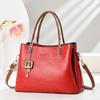 Pu Tote Bag For Women With Contrast Color Design And Spacious Interior For Daily Use