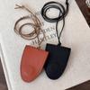 Портативное кожаное длинное ожерелье зажим для шапки шелковый шарф зажим для маски зажим для очков зажим для сумки подвеска ожерелья ожерелье аксессуары для женщин
