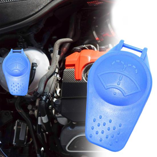 Car Fluid Reservoir Cover Useful Good Hardness Lightweight Windshield Wiper Washer Tank