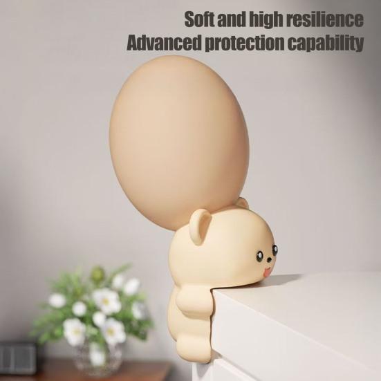10Pcs Cartoon Animal Furniture Corner Protector Anti-collision Baby Proof Self-adhesive Table Desk Right Angle Sharp Edges Corner Guard Bumper