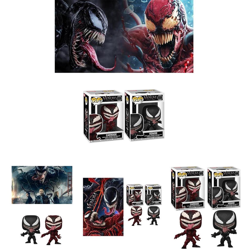Venom Pop Carnage Vinyl Action Figure Singular Exclusive Rare Collectible Model Toy