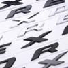 YCGQ2 Chrome Black Logo Explorer Emblem Leters Car Front Hood Emblem Bonnet Bagde For Ford Explorer 4 5 6 Explorer Sticker Accessories