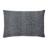 Ethnic Cushion Chevron Pattern Black White 60x40