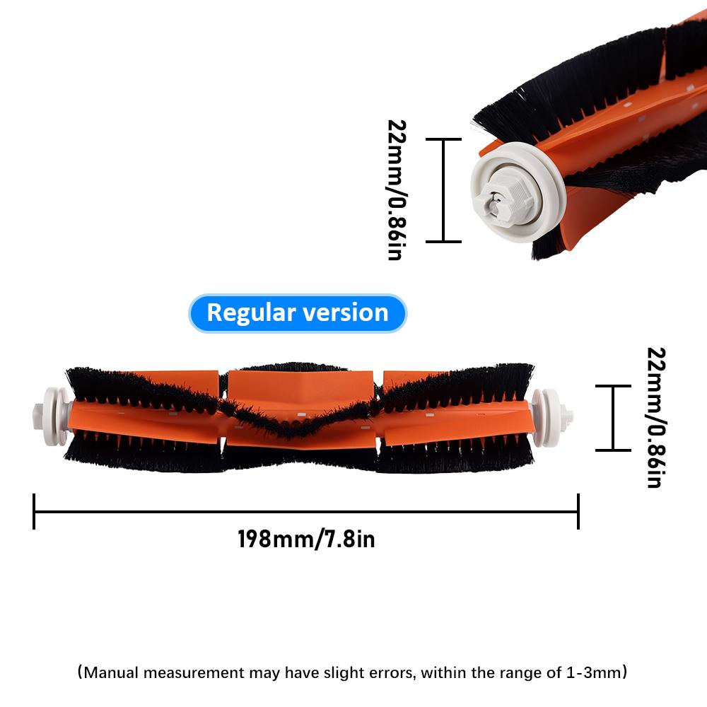 Для Xiaomi 1-й SDJQR03RR Для Roborock S4 S5 S6 E4 E5 SDJQR01RR SDJQR02RR Запчасти Боковая щетка HEPA-фильтр Крышка роликовой щетки